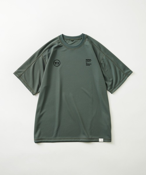 GORDON MILLER（ゴードンミラー）の「GORDON MILLER WORKS_UTILITY  ドライ S/S Tシャツ（Tシャツ/カットソー・メンズ・モスグリーン/グレイッシュベージュ・1/2/0）」の14枚目の写真