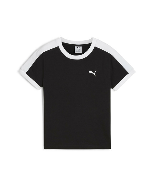 PUMA（プーマ）の「PUMA プーマ ウィメンズ T7 スリム 半袖 Tシャツ（Tシャツ/カットソー・レディース・ピンク系その他2/ホワイト/ブラック・SMALL/MEDIUM/LARGE/X-LARGE）」の6枚目の写真