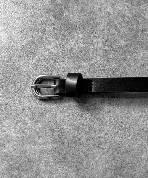 jiasecond.（ジアセカンド）の「【jiasecond.】スタッズダブルナローベルト /  細め ダブル 二重 合皮 合成皮革 服飾雑貨 ブラック ZOZOTOWN限定（ベルト・レディース・ブラック・FREE）」の10枚目の写真