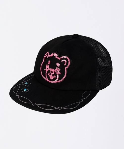 セール】Teddy Sequin Mesh Cap（キャップ）｜SCULPTOR（スカルプター