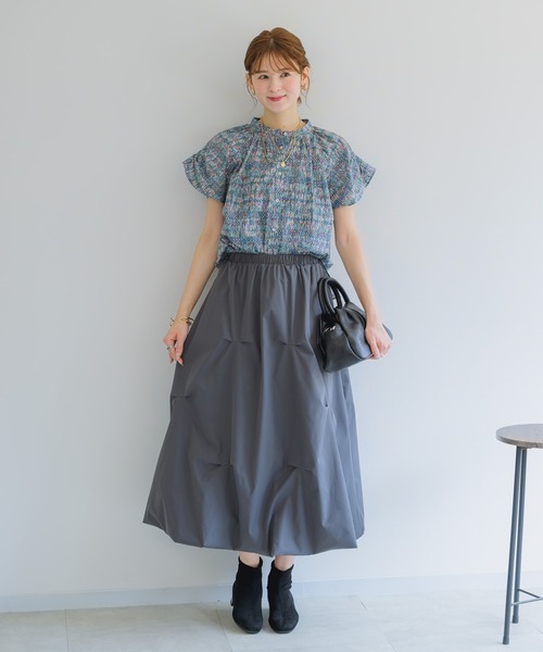 美品☆定価約3,8万 LIBERTY OF LONDON プリントシャツブラウス Liberty】リバティプリントブラウス（シャツ/ブラウス）｜DECOY SINCE