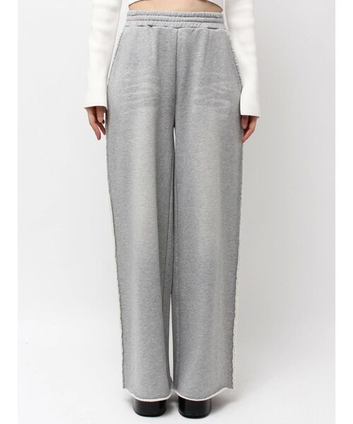 EMODA（エモダ）の「シェービングスウェットパンツ（スウェットパンツ・レディース・グレー/ライトグレー/ブラック・SMALL/MEDIUM）」の3枚目の写真