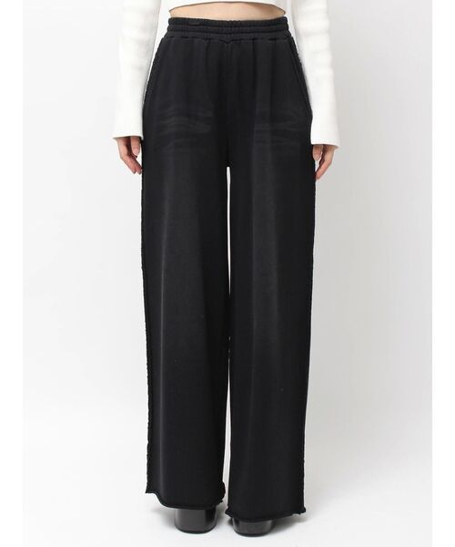 EMODA（エモダ）の「シェービングスウェットパンツ（スウェットパンツ・レディース・グレー/ライトグレー/ブラック・SMALL/MEDIUM）」の2枚目の写真