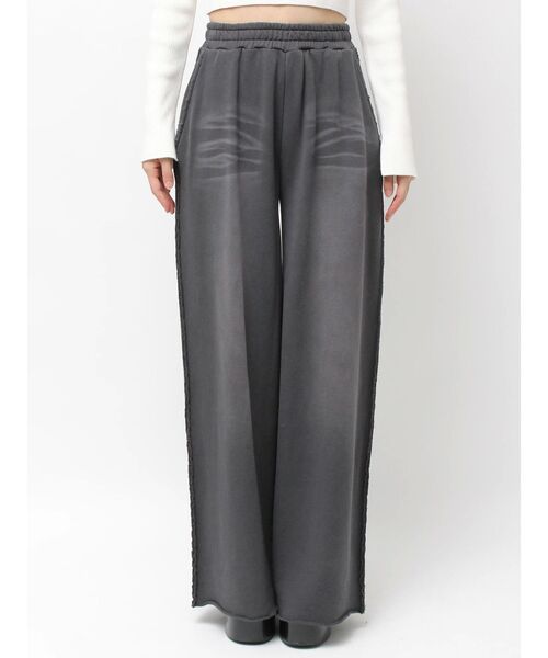 EMODA（エモダ）の「シェービングスウェットパンツ（スウェットパンツ・レディース・グレー/ライトグレー/ブラック・SMALL/MEDIUM）」の4枚目の写真