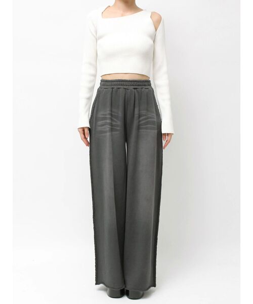 EMODA（エモダ）の「シェービングスウェットパンツ（スウェットパンツ・レディース・グレー/ライトグレー/ブラック・SMALL/MEDIUM）」の15枚目の写真