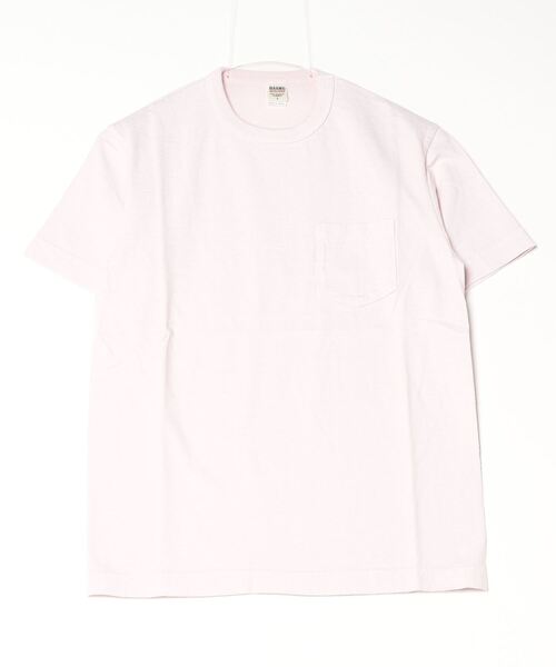 BARNS OUTFITTERS（バーンズアウトフィッターズ）の「【PH2】【BARNS OUTFITTERS】TSURI-AMI SS CREW T 吊り編み ショートスリーブ クルーネック Tシャツ（Tシャツ/カットソー・メンズ・オリーブ/グリーン系その他/グリーン系その他2/ゴールド/カーキ/ピンク系その他・SMALL）」の5枚目の写真