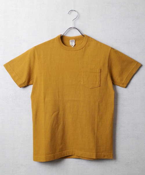 BARNS OUTFITTERS（バーンズアウトフィッターズ）の「【PH2】【BARNS OUTFITTERS】TSURI-AMI SS CREW T 吊り編み ショートスリーブ クルーネック Tシャツ（Tシャツ/カットソー・メンズ・オリーブ/グリーン系その他/グリーン系その他2/ゴールド/カーキ/ピンク系その他・SMALL）」の6枚目の写真