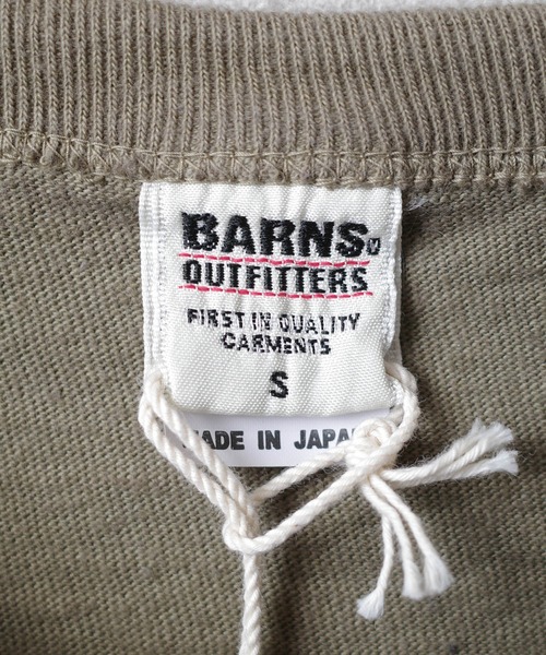 BARNS OUTFITTERS（バーンズアウトフィッターズ）の「【PH2】【BARNS OUTFITTERS】TSURI-AMI SS CREW T 吊り編み ショートスリーブ クルーネック Tシャツ（Tシャツ/カットソー・メンズ・オリーブ/グリーン系その他/グリーン系その他2/ゴールド/カーキ/ピンク系その他・SMALL）」の12枚目の写真