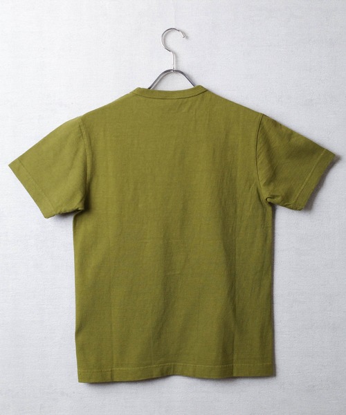 BARNS OUTFITTERS（バーンズアウトフィッターズ）の「【PH2】【BARNS OUTFITTERS】TSURI-AMI SS CREW T 吊り編み ショートスリーブ クルーネック Tシャツ（Tシャツ/カットソー・メンズ・オリーブ/グリーン系その他/グリーン系その他2/ゴールド/カーキ/ピンク系その他・SMALL）」の22枚目の写真