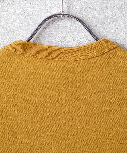 BARNS OUTFITTERS（バーンズアウトフィッターズ）の「【PH2】【BARNS OUTFITTERS】TSURI-AMI SS CREW T 吊り編み ショートスリーブ クルーネック Tシャツ（Tシャツ/カットソー・メンズ・オリーブ/グリーン系その他/グリーン系その他2/ゴールド/カーキ/ピンク系その他・SMALL）」の16枚目の写真