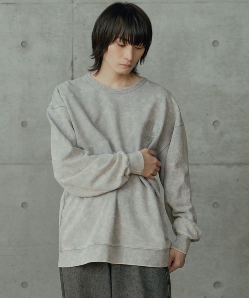 RATTLE TRAP(ラトルトラップ)の「441HZロゴししゅう加工スウェット(スウェット・メンズ・ブラック/グレー・L/M)」の2枚目の写真