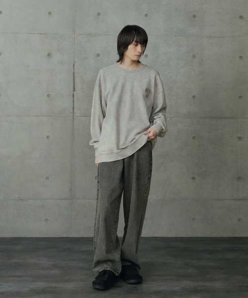 RATTLE TRAP(ラトルトラップ)の「441HZロゴししゅう加工スウェット(スウェット・メンズ・ブラック/グレー・L/M)」の14枚目の写真