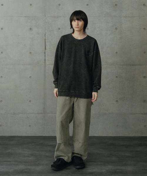 RATTLE TRAP(ラトルトラップ)の「441HZロゴししゅう加工スウェット(スウェット・メンズ・ブラック/グレー・L/M)」の8枚目の写真