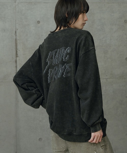 RATTLE TRAP(ラトルトラップ)の「441HZロゴししゅう加工スウェット(スウェット・メンズ・ブラック/グレー・L/M)」の5枚目の写真