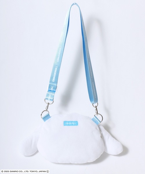 sanrio（サンリオ）の「sanrio（サンリオ）キャラクターぬいぐるみショルダーバッグ/ハローキティ/シナモロール/クロミ/マイメロディ（ショルダーバッグ・レディース・ブラック/ピンク/ホワイト×ブルー/ホワイト×レッド・FREE）」の11枚目の写真