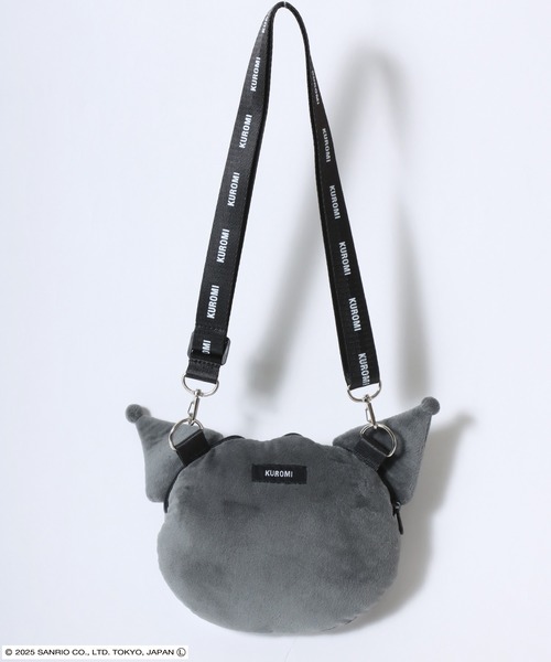 sanrio（サンリオ）の「sanrio（サンリオ）キャラクターぬいぐるみショルダーバッグ/ハローキティ/シナモロール/クロミ/マイメロディ（ショルダーバッグ・レディース・ブラック/ピンク/ホワイト×ブルー/ホワイト×レッド・FREE）」の14枚目の写真