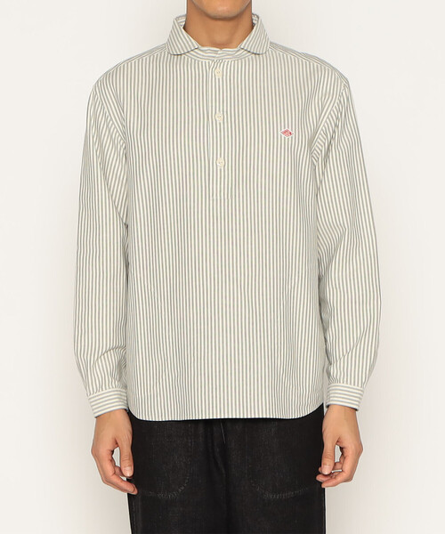 MEN'S OXFORD ROUND COLLAR PULLOVER SHIRT PATTERN（シャツ/ブラウス