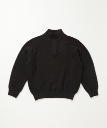 crepuscule | crepuscule Wool Kanoko Half Zip P/O (2503-010)(ポロシャツ)
