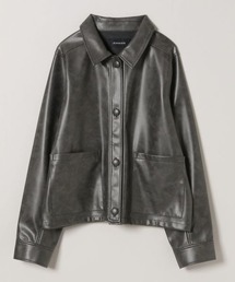 JEANASIS(ジーナシス)のヴィンテージレザージャケット/591120(ブルゾン)