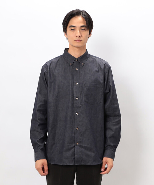 セール】播州織 デニムライク シャンブレーツイルシャツ（シャツ