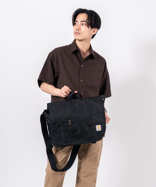 Carhartt(カーハート)の「【CARHARTT】メッセンジャーバッグ ユニセックス(メッセンジャーバッグ・メンズ・ブラック・FREE)」の7枚目の写真