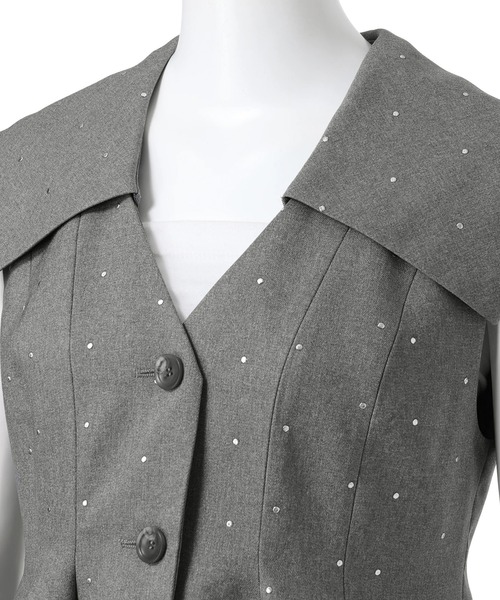 新品カデュネ　ランタンジレ　ライトグレー ランタンジレ | ジャケット | CADUNE（カデュネ） │【公式通販