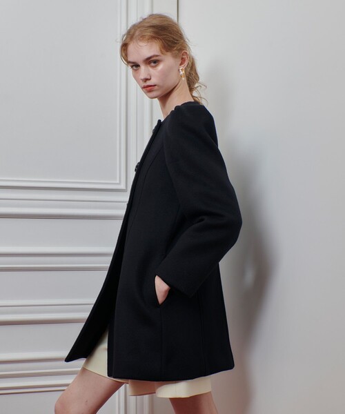 セール】【LOULOU WILLOUGHBY】シャルムビーバーパワショルコート