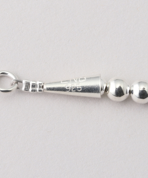 Spick & Span（スピックアンドスパン）の「ERICKA NICOLAS BEGAY ナバホパールNC 5mm/40cm ENB-NPN-5-40（ネックレス・レディース・シルバー・FREE）」の4枚目の写真