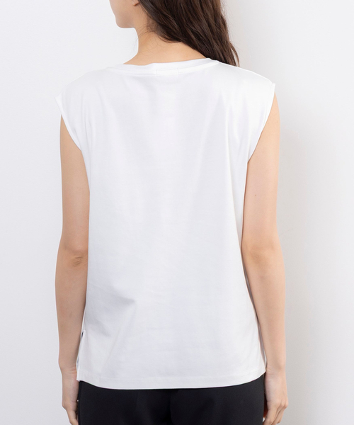 NARACAMICIE(ナラカミーチェ)の「【NARACAMICIE】ノースリカットソー(Tシャツ/カットソー・レディース・ブラック/ブラウン/ホワイト・M)」の7枚目の写真