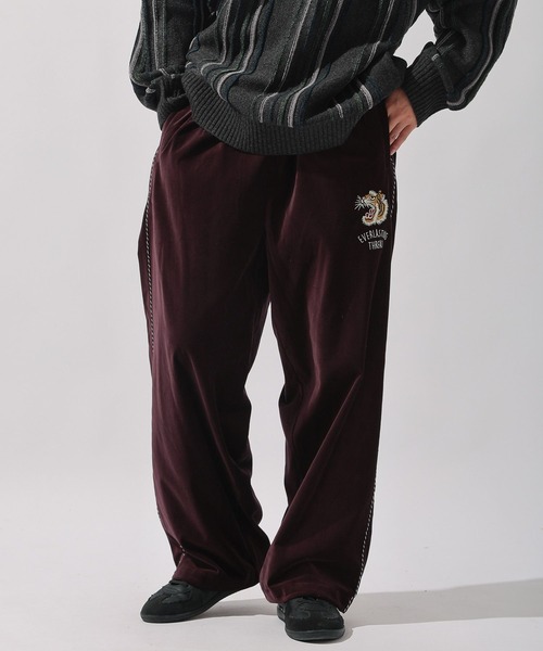 niko and...（ニコアンド）の「ベロア刺繍スカパンツ（その他パンツ・メンズ・ボルドー/ブラック/グリーン・MEDIUM/LARGE）」の10枚目の写真