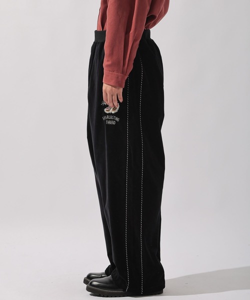 niko and...（ニコアンド）の「ベロア刺繍スカパンツ（その他パンツ・メンズ・ボルドー/ブラック/グリーン・MEDIUM/LARGE）」の14枚目の写真