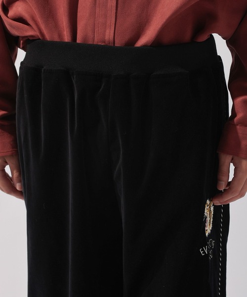 niko and...（ニコアンド）の「ベロア刺繍スカパンツ（その他パンツ・メンズ・ボルドー/ブラック/グリーン・MEDIUM/LARGE）」の16枚目の写真