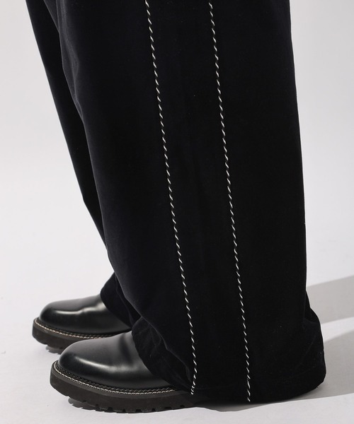 niko and...（ニコアンド）の「ベロア刺繍スカパンツ（その他パンツ・メンズ・ボルドー/ブラック/グリーン・MEDIUM/LARGE）」の18枚目の写真