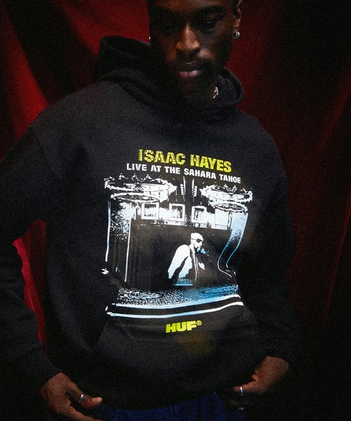 HUF X ISAAC HAYES TAHOE HEAVYWEIGHT HOODIE（パーカー）｜HUF（ハフ