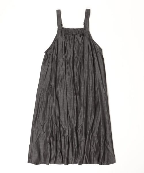 LUGIVA（ルギヴァ）の「【LUGIVA/ルギバ】テンセルデニム前後2wayジャンパースカート（ジャンパースカート・レディース・ブラック・FREE）」の15枚目の写真