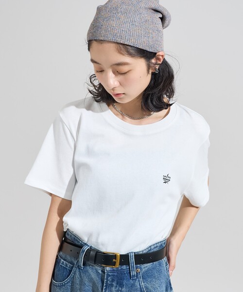 FREAK'S STORE(フリークスストア)の「Reebok × NAUTICA/リーボック × ノーティカ 【Exclusive】2パック ダブルネーム ワンポイント ショートスリーブ Tシャツ(Tシャツ/カットソー・レディース・ブラック/ホワイト・X-SMALL)」の1枚目の写真