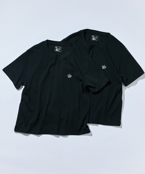 FREAK'S STORE(フリークスストア)の「Reebok × NAUTICA/リーボック × ノーティカ 【Exclusive】2パック ダブルネーム ワンポイント ショートスリーブ Tシャツ(Tシャツ/カットソー・レディース・ブラック/ホワイト・X-SMALL)」の3枚目の写真