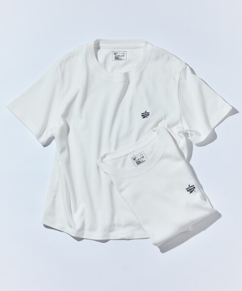 FREAK'S STORE(フリークスストア)の「Reebok × NAUTICA/リーボック × ノーティカ 【Exclusive】2パック ダブルネーム ワンポイント ショートスリーブ Tシャツ(Tシャツ/カットソー・レディース・ブラック/ホワイト・X-SMALL)」の14枚目の写真
