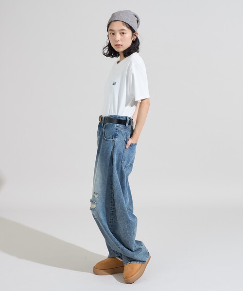 FREAK'S STORE(フリークスストア)の「Reebok × NAUTICA/リーボック × ノーティカ 【Exclusive】2パック ダブルネーム ワンポイント ショートスリーブ Tシャツ(Tシャツ/カットソー・レディース・ブラック/ホワイト・X-SMALL)」の19枚目の写真