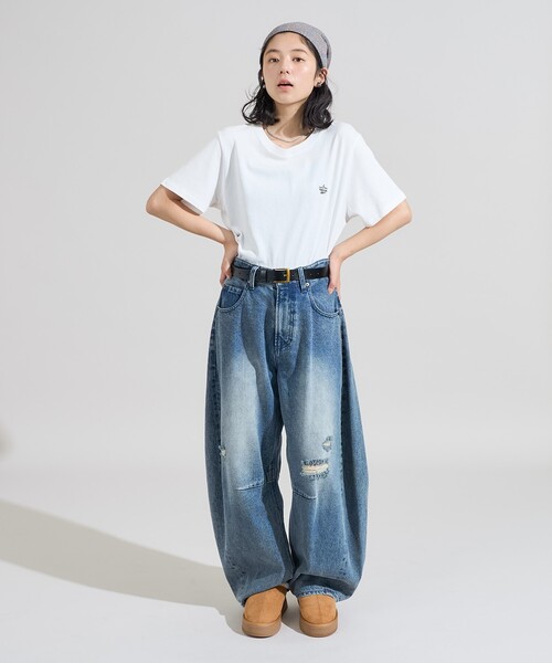 FREAK'S STORE(フリークスストア)の「Reebok × NAUTICA/リーボック × ノーティカ 【Exclusive】2パック ダブルネーム ワンポイント ショートスリーブ Tシャツ(Tシャツ/カットソー・レディース・ブラック/ホワイト・X-SMALL)」の21枚目の写真