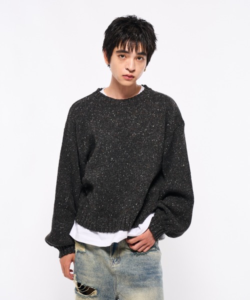 Elanque Volume nep knit / ボリュームネップニット Elanque（エランク）の「Volume nep knit（ニット/セーター
