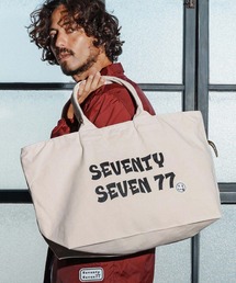 seventy seven（セブンティセブン）の「mko13170-large tote bag(77funny) トートバッグ(7725W340)（トートバッグ）」