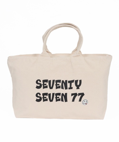 seventy seven(セブンティセブン)の「mko13170-large tote bag(77funny) トートバッグ(7725W340)(トートバッグ・メンズ・ネイビー/ナチュラル/ブラック・FREE)」の17枚目の写真