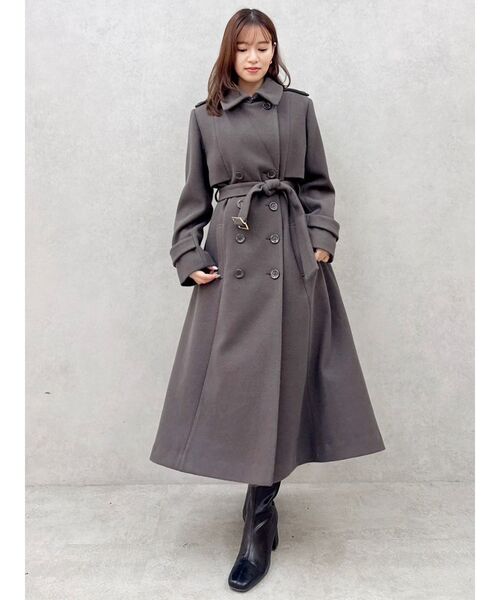 さっちゃん☆タグ付き新品！2wayトレンチコート 2WAYオフショルトレンチコート[品番：MKSW0045918]｜GYDA