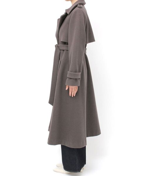 セール】2WAYカラーウールライクトレンチコート（トレンチコート