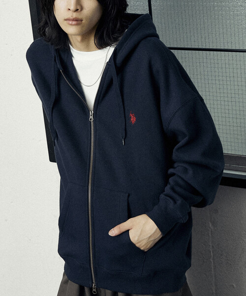 セール】U.S. POLO ASSN./ユーエスポロアッスン 別注 FULL ZIP HOODIE