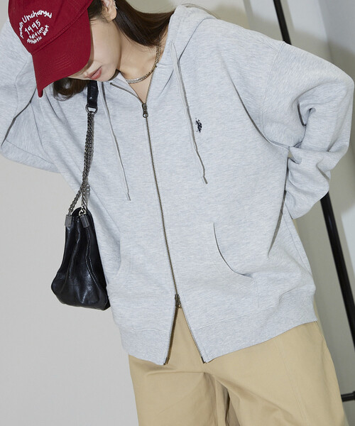 セール】U.S. POLO ASSN./ユーエスポロアッスン 別注 FULL ZIP HOODIE