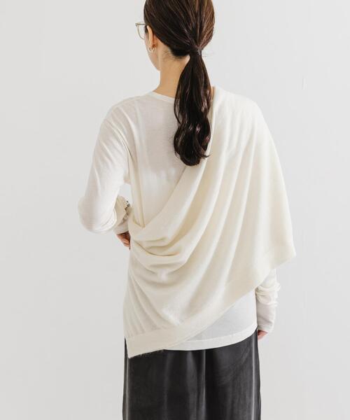 URBAN RESEARCH(アーバンリサーチ)の「ヘアリーマルチストール(ストール/ショール・レディース・チャコールグレー/ブラウン系その他/オフホワイト・FREE)」の7枚目の写真