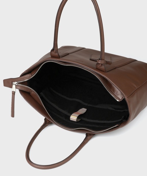 Paul Smith(ポールスミス)の「モダンビジネス トートバッグ【553433 N142T】(トートバッグ・メンズ・ダークブラウン/ブラック・FREE)」の12枚目の写真