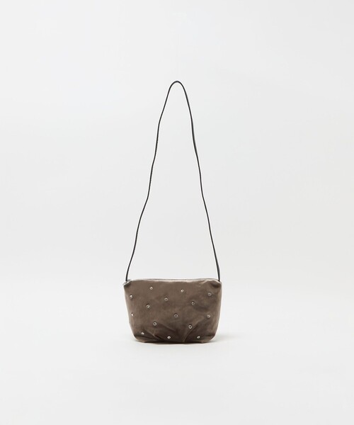 green label relaxing(グリーンレーベルリラクシング)の「ビジュー ポシェット(ショルダーバッグ・キッズ・モカ/ピンク・FREE)」の1枚目の写真